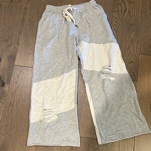 Boutique casual Gray and White Women's Joggers